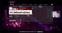 Desktop Screenshot of acte6.be